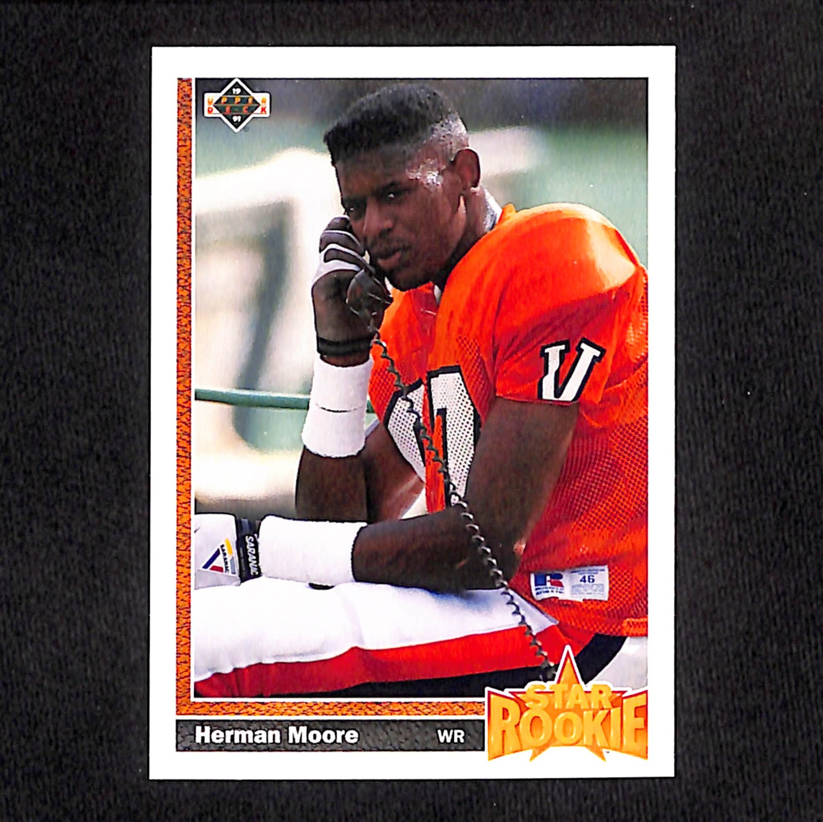 Herman Moore 1991 Upper Deck #17 Detroit Lions RC