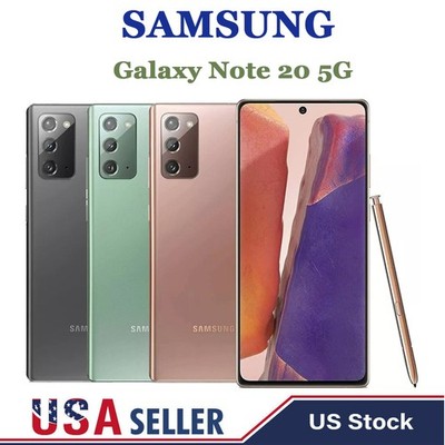 Samsung Galaxy Note 20 5G N981U 128GB GSM CDMA Factory Unlocked 6.7'' Smartphone