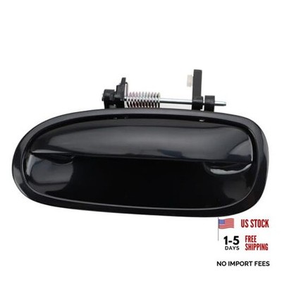 Rear Left Exterior Door Handle Black Drivers Side - Compatible with 1996-2000