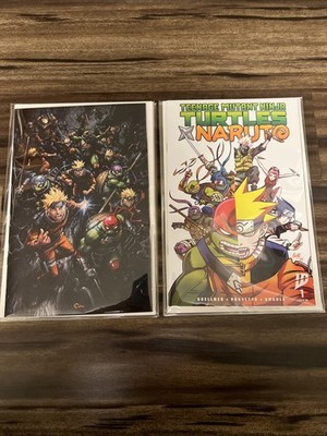 TMNT Naruto No. 1 Virgin Cover LTD 242 | 2 Pack 1:25 | Clayton Crain | SHIPS NOW