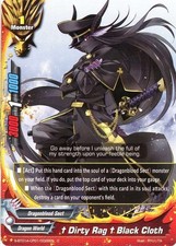 Buddyfight TCG card S-BT01A-CP01/0026EN C †Dirty Rag† Black Cloth Buddy Lineage