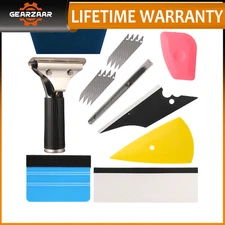 Car Window Film Tinting Tools Vinyl Wrap Installation Kit Squeegee Scraper KY