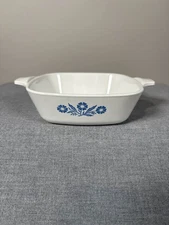 Corning Ware Blue Cornflower P-41 Petite Pan Casserole USA No Lid