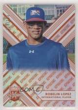 2018 Panini Elite Extra Edition Aspirations Orange 20/100 Robelin Lopez #189 0b5
