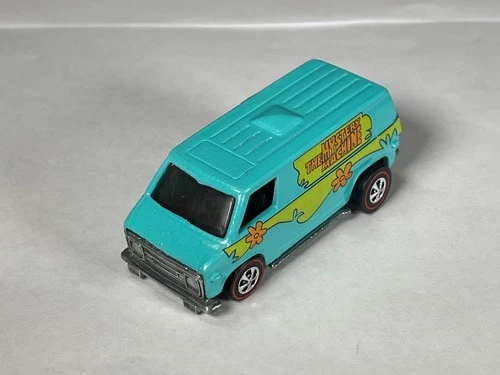 Restored/Custom Hot Wheels Redline - 1975 - Van - Mystery Machine - Aqua