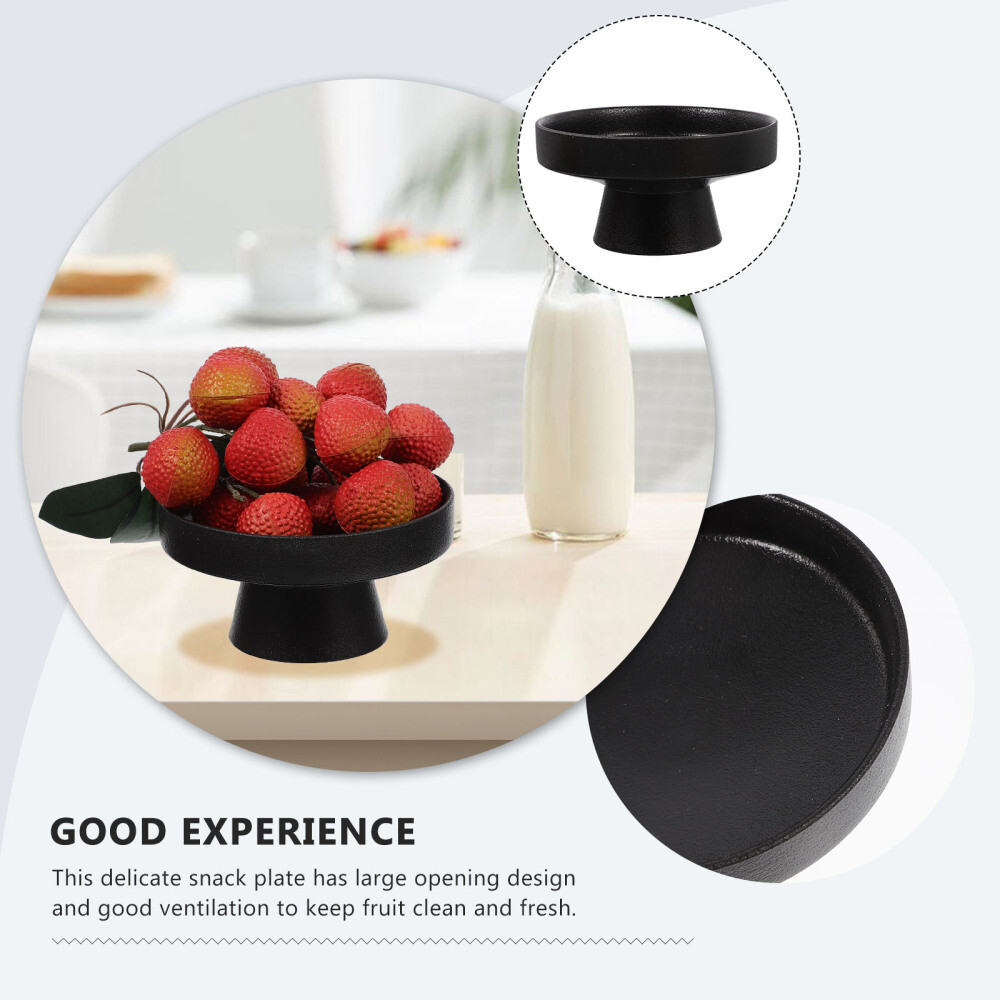 2 Pieces Footed Cake Plate Pedestals Bowl Centerpiece Ceramic Fruit