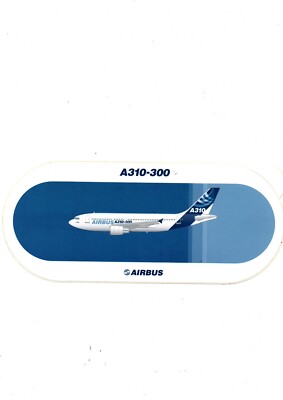 A310 Sticker AUTOCOLLANT STICKER AIRBUS INDUSTRIE A310 - 300 AVION / PLANE TOP | eBay