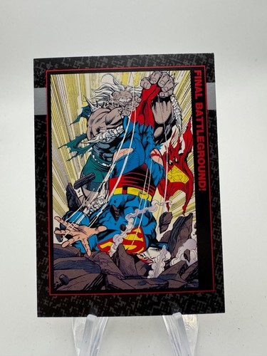 The Death of Superman Doomsday Trading Card YOU PICK DC Comic 1992 Fleer Skybox - Picture 181 of 206
