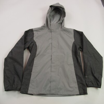 North Face Jacket Girls XL Long Sleeve Gray Hooded Dryvent Lightweight