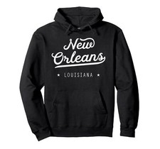 New Orleans Retro Home Louisiana Gift Pullover Hoodie Pullover Hoodie