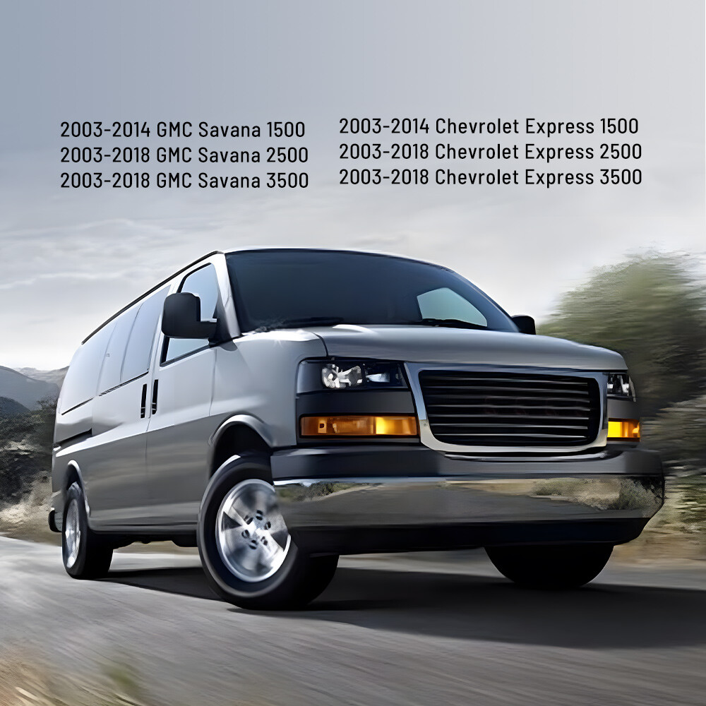 Inside Pull Door Handle Armrest Pair For Chevrolet Express Van Savana 2003-2019 thumbnail 2