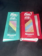 Newport cigarette exclusive design strips scarf Vintage NIP Set Of Two