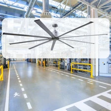*NoContr* Ventamatic ICF96 Big Air 46" Industrial Ceiling Fan, 9 Blades INTERTEK