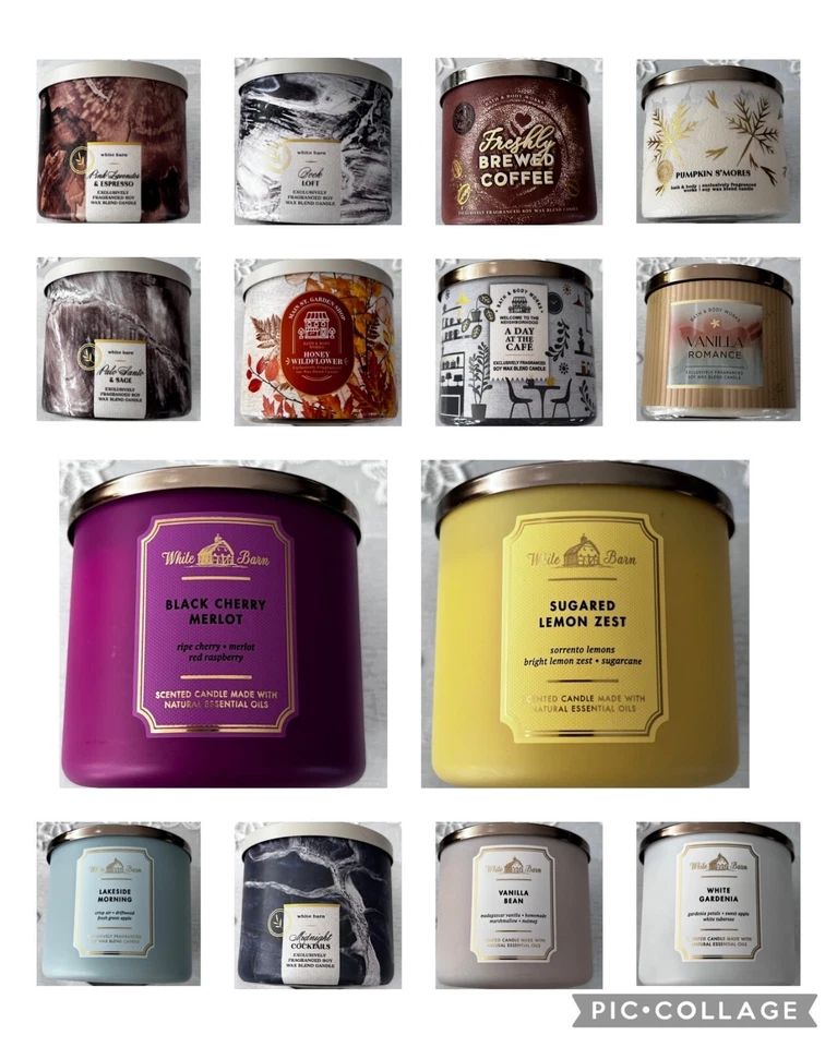 Bath & Body Works Large 3-Wick Scented Candle 14.5 oz Essential Oils and Soy Wax - Image 2 of 4