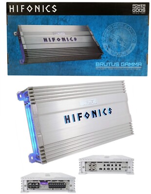 Hifonics BG-1600.4 Brutus Gamma 4-Channel Class Super A/B 1600w Car Amplifier