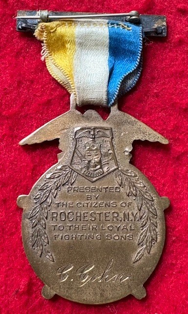Médaillon Présidentiel Rochester Numismatic Association 1918 - Bronze, état Non Circulé (Uncirculated), Authentique