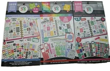 Create 365 The Happy Planner Stickers Lot Calendar Variety 3 Books + Bonus