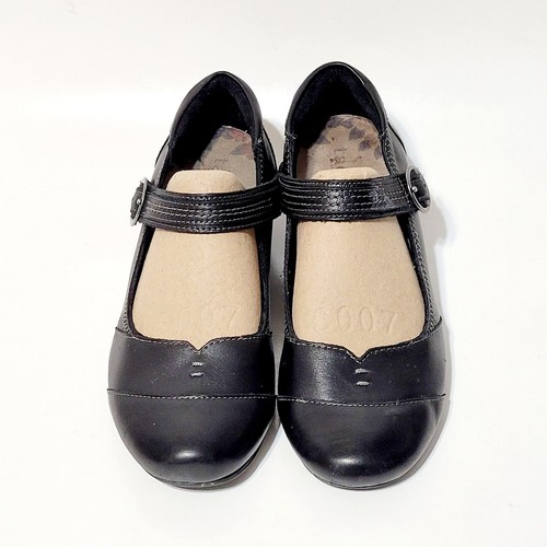 Taos Virtue Vir-13336A Slip On Mary Jane Black Leather Comfort Shoes Wm 38EU 7US - Picture 7 of 21