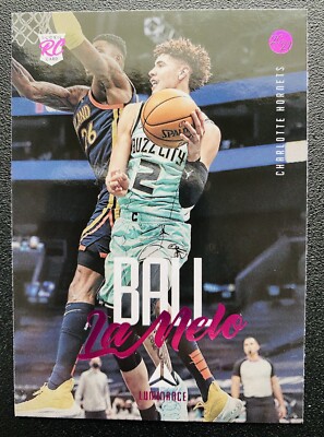 2020 21 Panini NBA Chronicles Lamelo Ball Luminance Rookie #147 Purple Hornets 