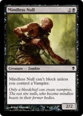 Mindless Null x1 - Zendikar - NM-Mint, English - Zendikar