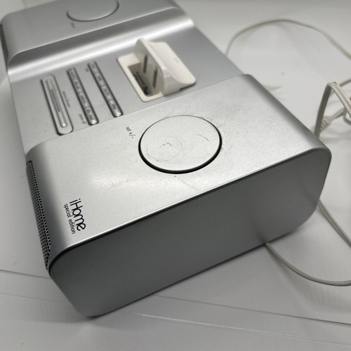 iHome iH3S iPod Clock Radio Dock Gray Special Edition - Picture 5 of 8