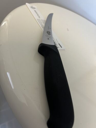 Victorinox Swiss Army Fibrox Pro Curved Boning Knife-Black