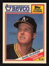 1988 Topps Revco League Leaders  #17 Mark McGwire  Oakland Athletics