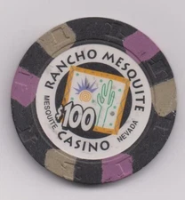 Rancho Mesquite $100 Chip 