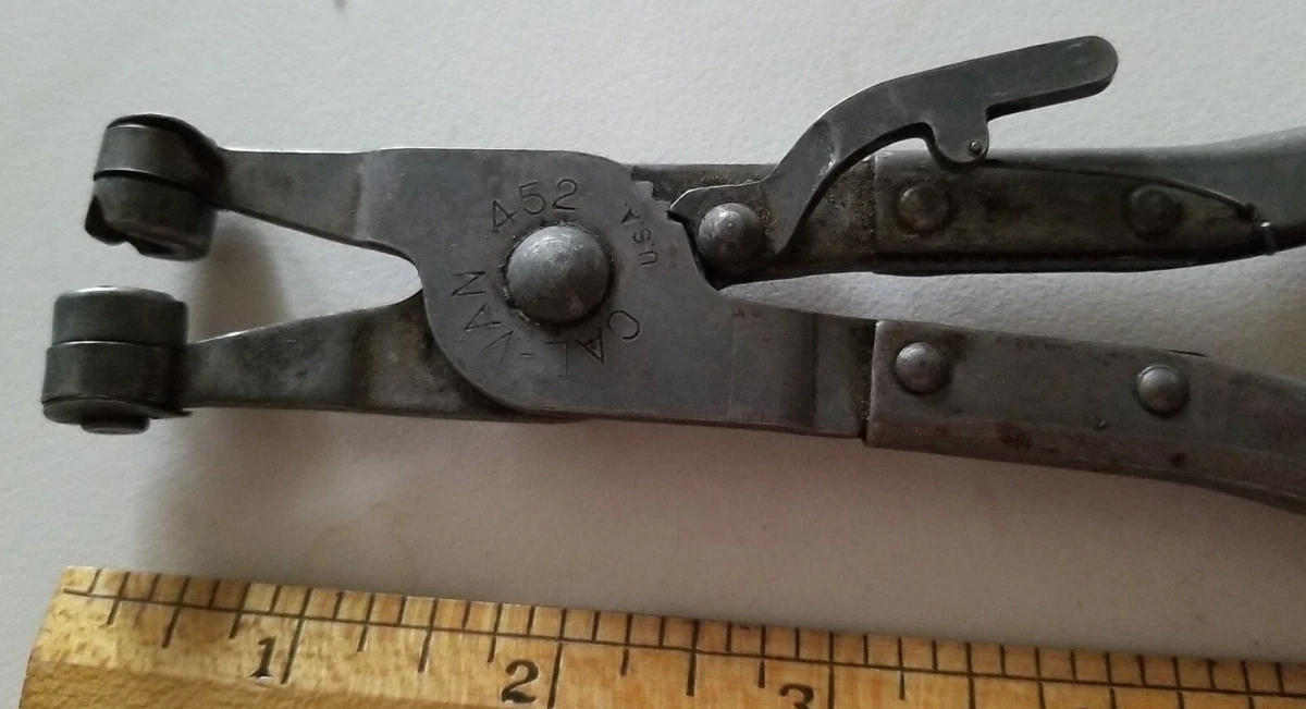 Vintage Cal Van Locking Hose Clamp Pliers 452 Great Condition. Made In The USA