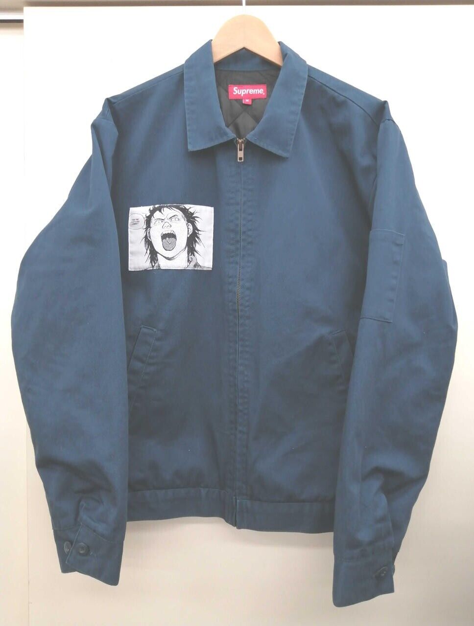 Supreme Akira Work Jacket Size M Navy Blue Neo Tokyo Otomo Kaneda