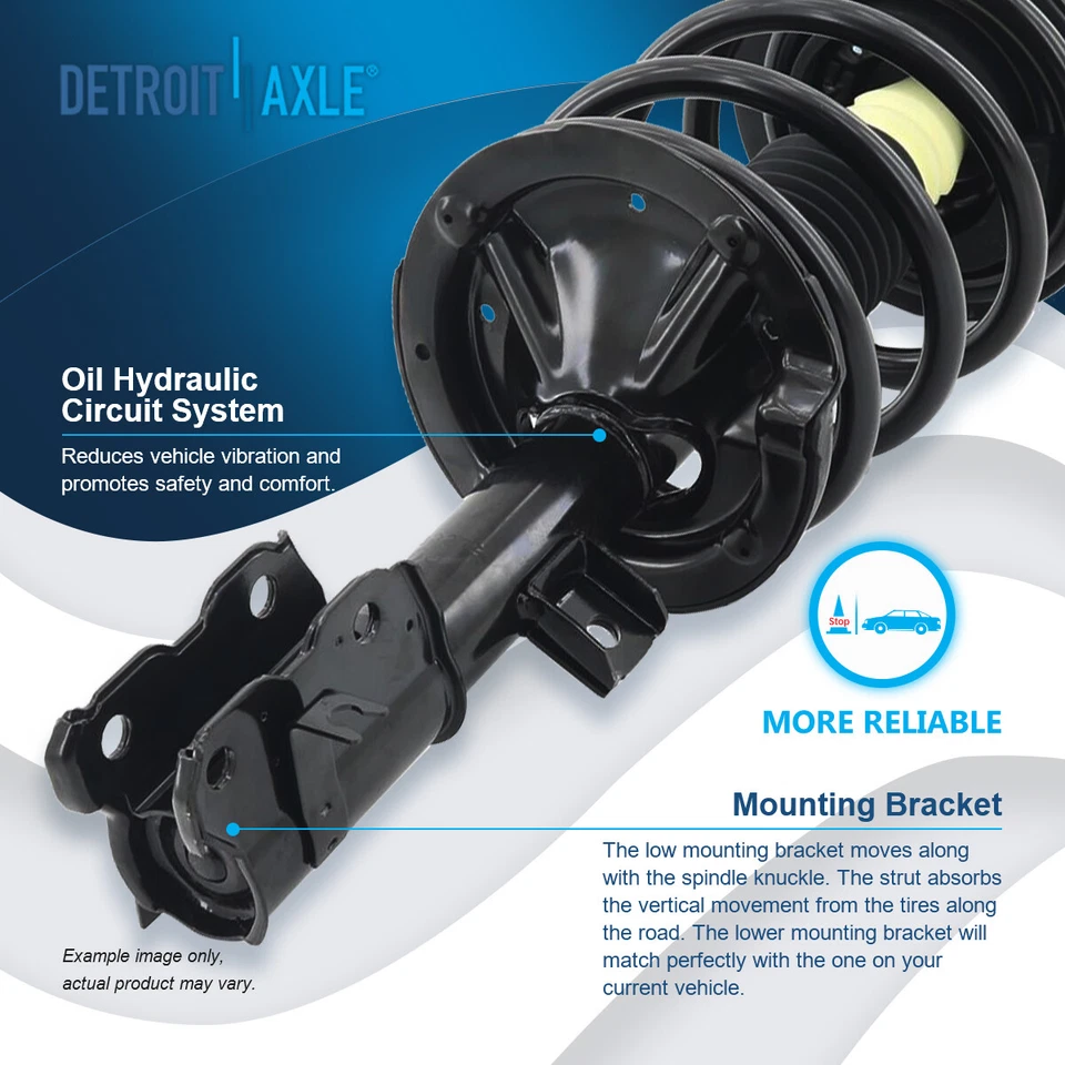 Kit de suspensión amortiguador trasero puntales delanteros para Nissan Quest 2004 2005 2006 2007-2009 Foto 3 de 4