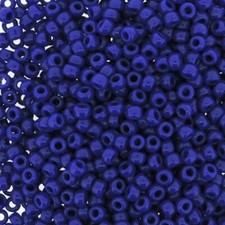 Miyuki Round Rocaille Seed Beads Size 8/0 Opaque Cobalt Blue 22GM 8-414 