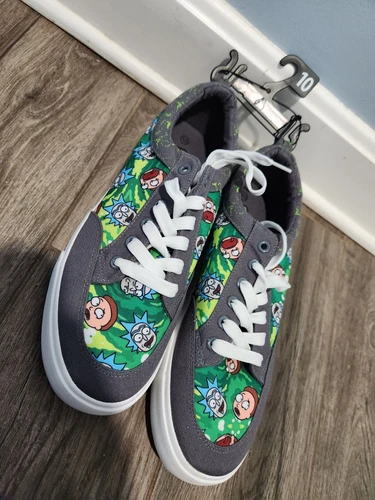 Ground Up Rick And Morty Shoes Size 10 Men's Never Wore brand New