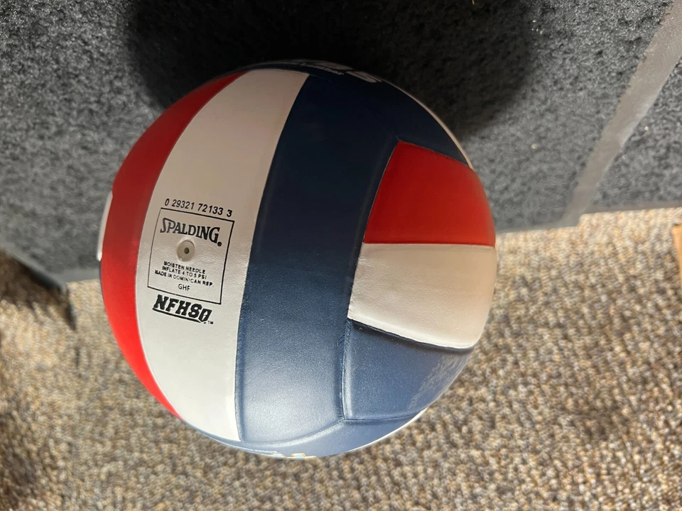 Spalding TF-VB5 Torneo Cuero Voleibol Rojo/Blanco/Azul Foto 2 de 4