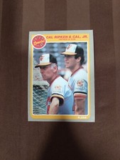 1985 Fleer Father & Son #641 Baseball Card Cal Ripken Jr. & Sr. Orioles