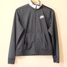 Nike Long Sleeve Full Zip Jacket - Black - Women's Size S H26-3