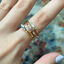 miniature 24  - Women Fashion 925 Silver Rings Cubic Zirconia 3pcs/set Wedding Ring Size 6-10