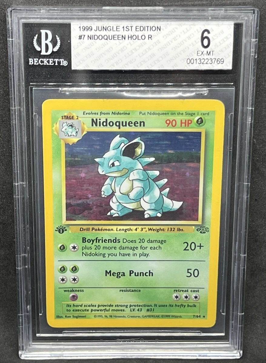 Pokemon Jungle Rare Holo Nidoqueen #7 