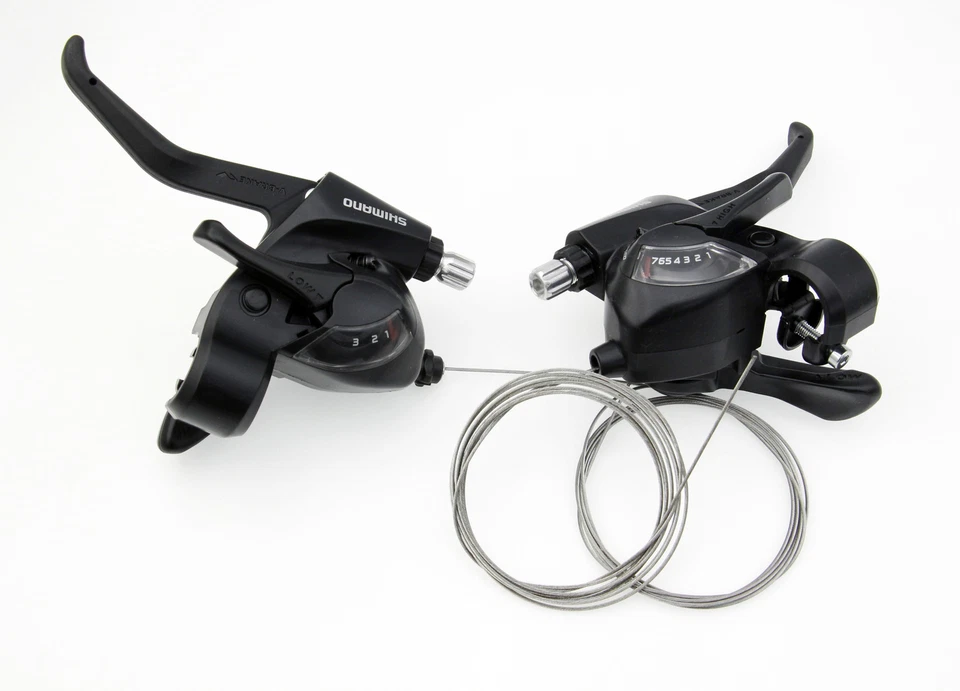 Shimano Tourney ST-EF41 Mountain Cycling City Bike Trigger Shifter Set 3x7 Speed - Image 2 of 4