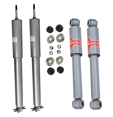 NEW Front & Rear Shock Absorbers KYB Gas-a-Just For Jeep Comanche 1987-1992