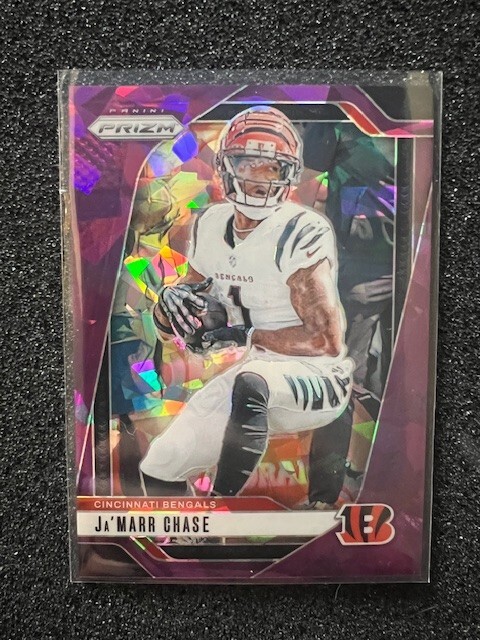 2024 Panini Prizm - Ja'Marr Chase #57 Purple Ice Prizm 192/225 👑👑👑