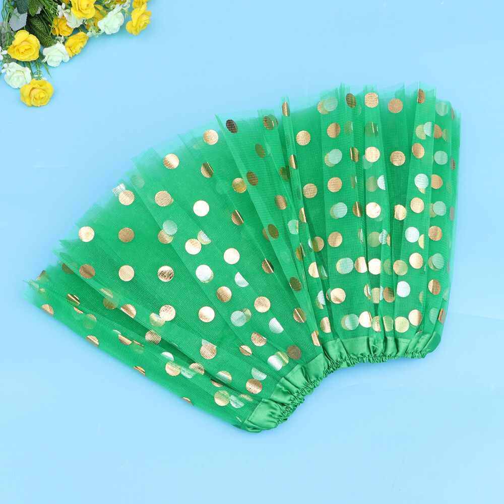 Green Tutu Skirt Kids Sparkling Tutu Kids Glitter Skirt Green Tutu