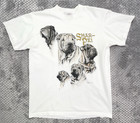 Vintage Shar-Pei Dog Mens Shirt Medium Usa Made Single Stitch Tee Kibbee 1995