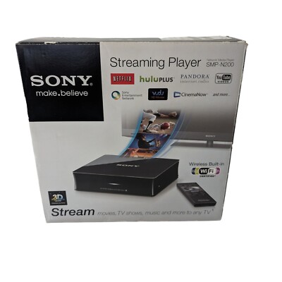 Sony Network Media Player Streaming Player SMP-N200