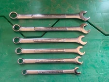 CRAFTSMAN- USA- SAE- SPEED COMBINATION WRENCH SET,  VA SERIES,  6 PIECE'S