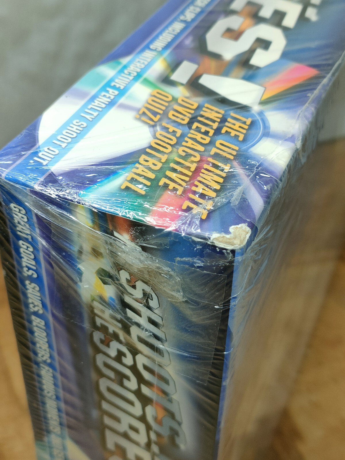 NEW ((HE SHOOTS HE SCORES)) FUN FOOTBALL INTERACTIVE DVD BOARD GAME NEW