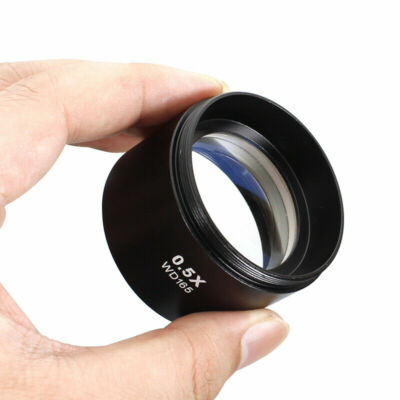 M48*0.75 0.5X Stereo Microscope Barlow Auxiliary Objective Lens Thread