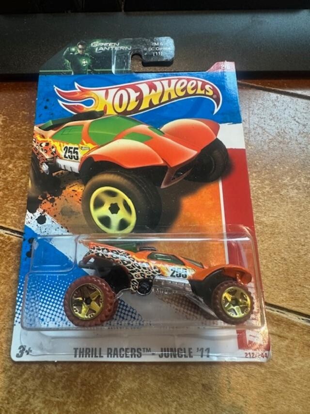 2011 Hot Wheels Thrill Racers - Jungle Da'kar #212 (Green Lantarn)