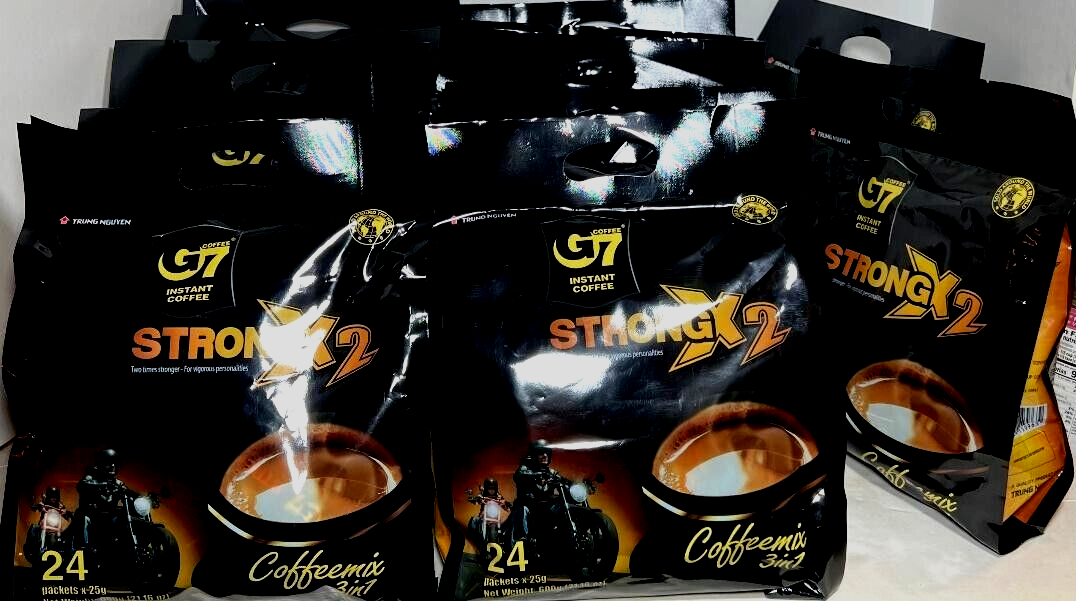 Trung Nguyen G7 3-In-1 Strong x 2 Instant Coffee 24 Stick x 25g