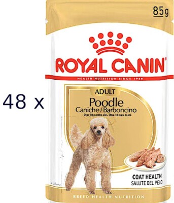 48 x 85 g Royal Canin Poodle Adult (  14,45/kg) Mousse für Pudel, Feuchtfutter